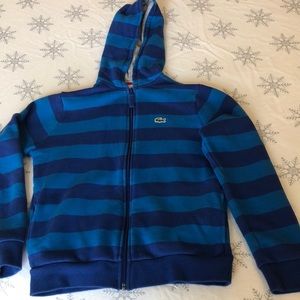 Lacoste zip up hoodie